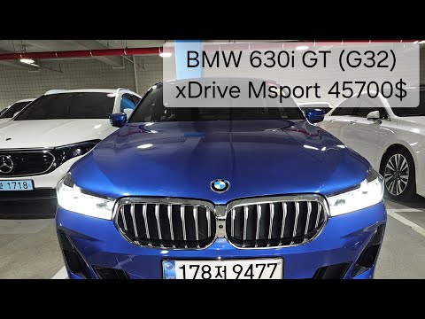 Видео: BMW 630i GRAN TURISMO (G32) xDrive Msport 20год 25608км 45700$