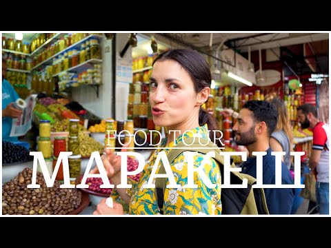 Видео: Марракеш 02 | Марокко | Гастрономический тур во время Рамадана