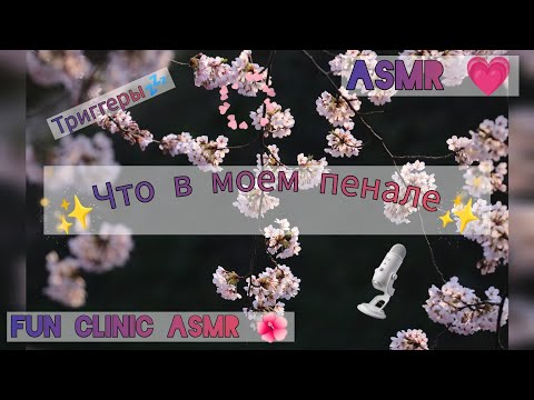 Видео: ASMR🌺/Что в моем пенале💤✨