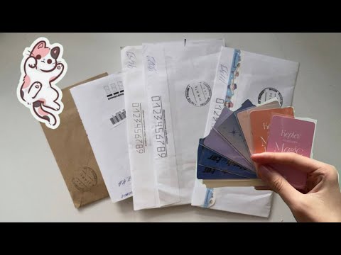 Видео: распаковка кпоп фотокарт///kep1er, purple kiss