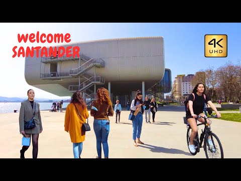 Видео: САНТАНДЕР. Пешая экскурсия по Сантандеру в формате 4K - Пешая экскурсия по САНТАНДЕРУ