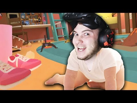 Видео: ДЕРЗКИЙ КАРАПУЗ! - СИМУЛЯТОР РЕБЕНКА ВР - Baby Hands VR - HTC Vive