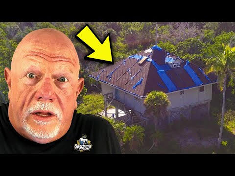 Видео: Прогулка по разрушенному ураганом демонстрационному дому и спасение 100-летних сокровищ