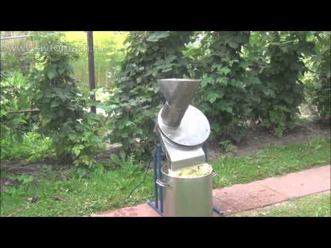 Видео: Дробилка яблок "Кубанец".