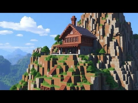 Видео: Построил дом в горе! Майнкрафт😉
