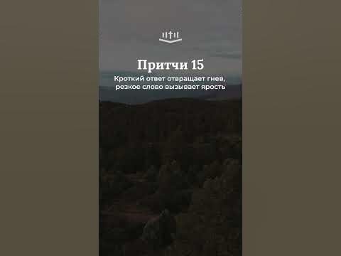 Видео: Притчи 15:1-6 современный перевод Библии #shorts