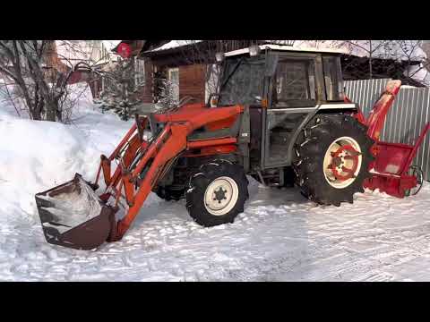 Видео: Kubota gl32 кун+снегоротор Пермь