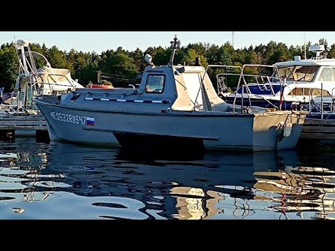 Видео: Река Нева на катере "Бычок" проект 338М