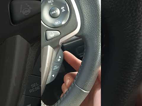 Видео: чек замены масла убрать с приборной панели Honda Stepwgn 2015