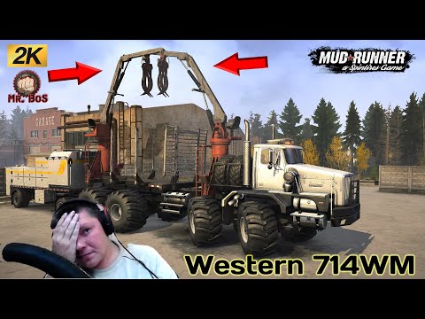 Видео: Western 714WM Честный Обзор мода Spintires MudRunner