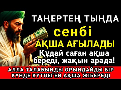 Видео: Тыңда Өте күшті дұға сенбі, Алла бір күнде ойламаған ақша байлық жібереді, ризығың көбейеді 🤲✨