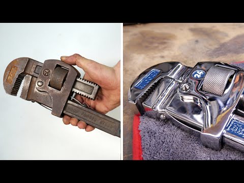 Видео: Гаечный ключ Stilson 24" Old Record [Реставрация]