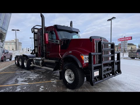 Видео: 148. KENWORTH T990 2025 лесовоз. Опять поломался в NISKU. Альберта, Канада 2025