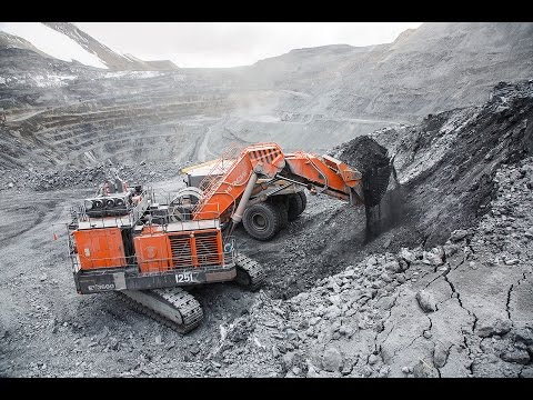 Видео: HItachi EX3600-6 в Кыргызстане. Месторождение золота Кумтор