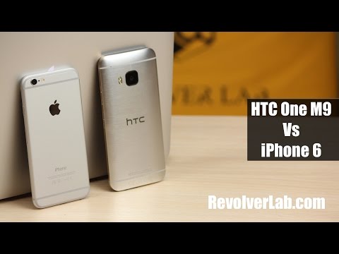 Видео: iPhone 6 vs HTC One M9 [Сравнение на RevolverLab.com]