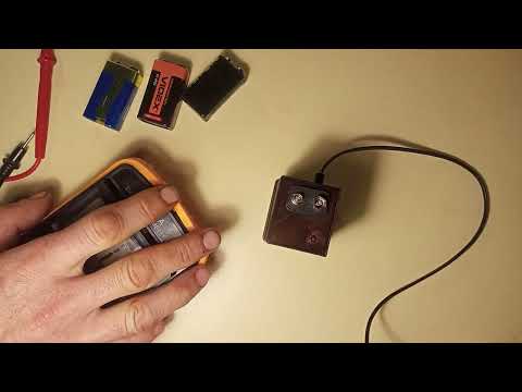 Видео: Заряд и восстановление кроны на 9 вольт