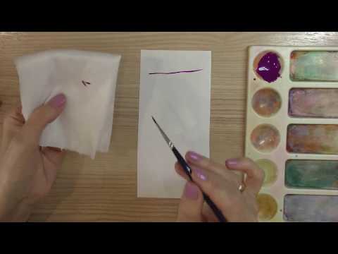 Видео: Тонкие линии гуашью  right-hand drawing #art_ivlieva