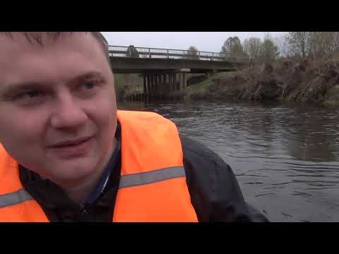 Видео: Сплав по р. Медоза (с. Заборье-д. Данильцево) Островский р-он. 11.05.22