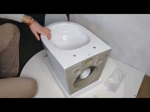 Видео: Подвесной унитаз Calypso CS246 Ultraquiet ультра тихий смыв торнадо