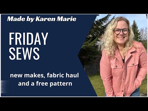Видео: #fridaysews || Новые модели, новая партия ткани и новая бесплатная выкройка