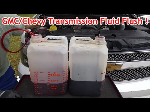 Видео: Промывка/замена трансмиссионной жидкости ATF GMC / Chevrolet V8 (Suburban, Tahoe, Yukon, Sierra и...