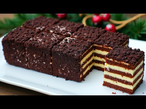 Видео: 🎄🎂 Так испеките самый вкусный рождественский торт для всей семьи. Простой, быстрый и вкусный.