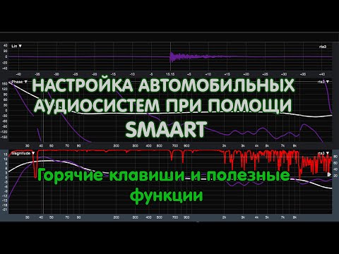 Видео: Настройка аудиосистемы при помощи Smaart Урок 4. Полезные функции и горячкие клавиши