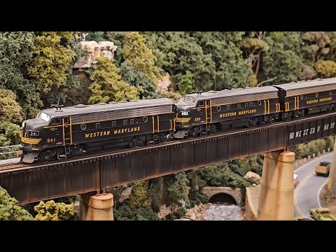Видео: Дэвид Хьюз, захватывающая железная дорога Западного Мэриленда!