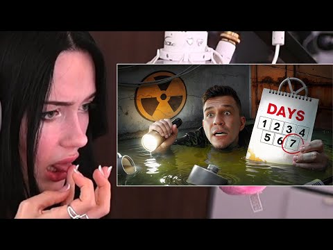 Видео: Булочка смотрит Я Провёл 7 Дней в Бункере под землёй! Еле выжил! Не повторять!