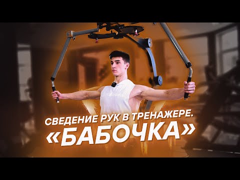 Видео: СВЕДЕНИЕ РУК В ТРЕНАЖЕРЕ "БАБОЧКА". Правильная техника | Михаил Смалько