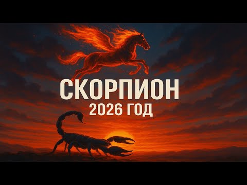 Видео: ♏ Скорпион — главный герой 2026 года! Космическая перезагрузка судьбы