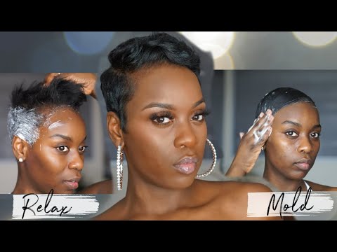 Видео: Релаксация, моделирование и стиль! | Подробное видео! | Преображение коротких волос! | Рокси Беннетт