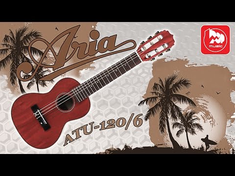 Видео: ARIA ATU-120-6 - укулеле 6 струн (гитарлеле)
