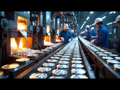 Видео: Как производят СЕРЕБРО на фабрике