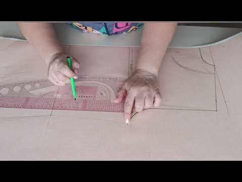 Видео: Простой способ построения выкройки футболки. Можно строить сразу на ткани.