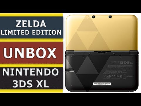 Видео: Распаковка и обзор Nintendo 3DS XL zelda limited edition