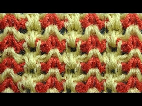 Видео: Красивый узор Тунисское вязание 44 Tunisian crochet tunisian