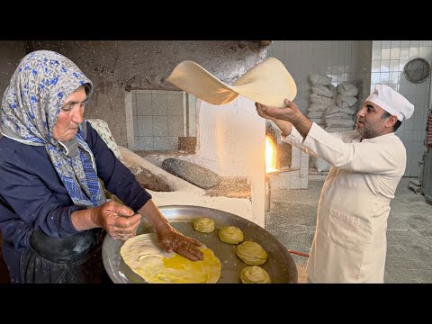 Видео: Как иранские крестьяне и кочевники пекут древний хлеб на огне