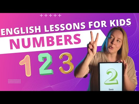 Видео: Цифры 1-3 на английском. Numbers 1-3. Уроки английского для детей.