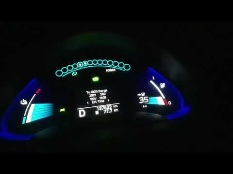 Видео: Проедет ли 100ку  км Nissan Leaf при SOH 78%. Выкатка.Показания Leaf Spy.