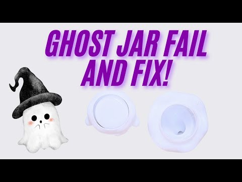 Видео: Банка-призрак из смолы НЕУДАЧНАЯ… и как ее исправить!