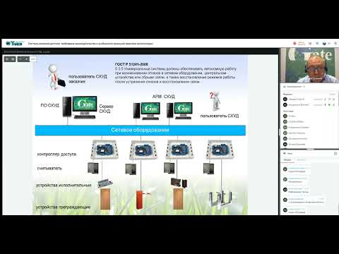 Видео: Система контроля доступа: требования законодательства и особенности эксплуатации / 02.08.2022