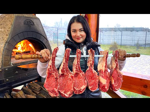 Видео: 50% Сочности и 50% Вкуса! Лучший Томагавк Стейк Средней Прожарки
