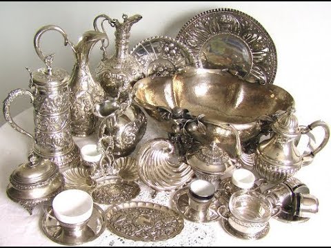 Видео: Всё столовое СЕРЕБРО купленное на БАРАХОЛКЕ за копейки