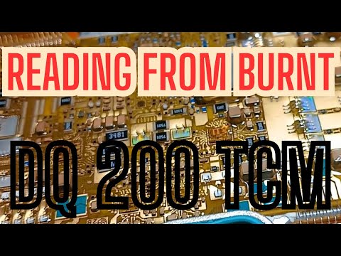 Видео: Чтение файлов программного обеспечения после устранения короткого замыкания в DQ200 TCM 1ST Part
