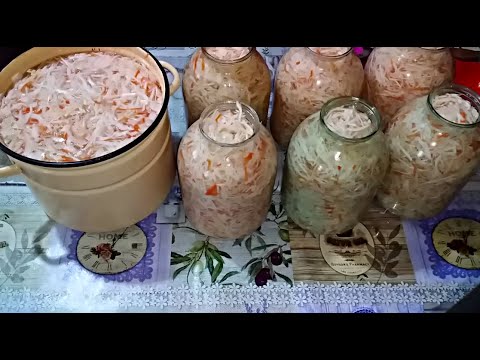 Видео: САМАЯ БЕЛОСНЕЖНАЯ ХРУСТЯЩАЯ КВАШЕНАЯ КАПУСТА // 1 ЧАСТЬ // КВАСИМ КАПУСТУ БЫСТРО И ПРОСТО !