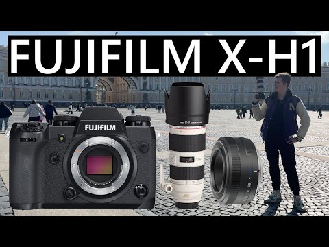 Видео: Гуляем и снимаем на Fujifilm X-H1 + Canon 70-200 f2.8 + ttartisan 27mm f2.8