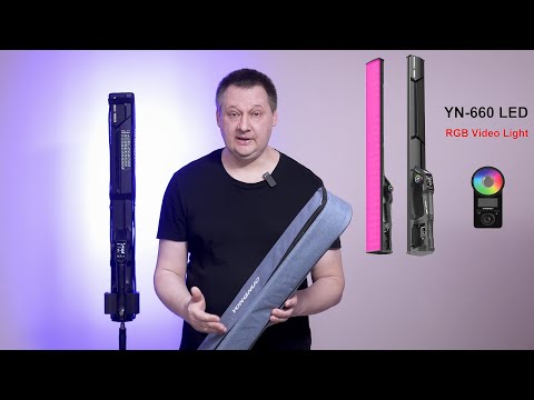 Видео: YongNuo YN660 LED это Сила! это Мощ !!!