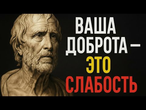 Видео: Чем доброта мешает вашей жизни? Стоицизм предупреждает.