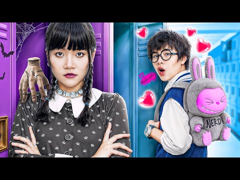 Видео: Нёрд Влюбляется В Wednesday! Моя Девушка – Wednesday Addams | Baby Doll Español